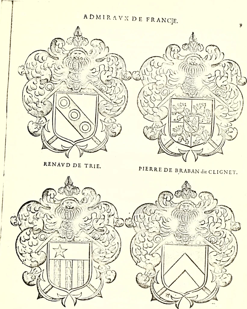 An illustration from Histoire des connestables: chanceliers et gardes des seavx [etc.] ... depuis leur origine:, 1658, leaf 896