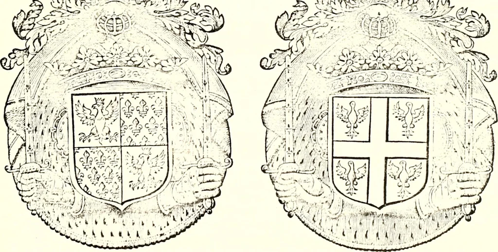 An illustration from Histoire des connestables: chanceliers et gardes des seavx [etc.] ... depuis leur origine:, 1658, leaf 90