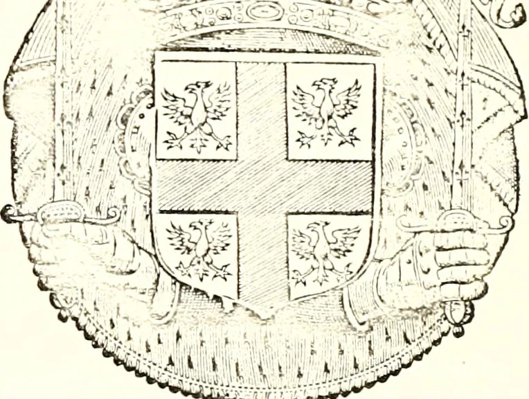 An illustration from Histoire des connestables: chanceliers et gardes des seavx [etc.] ... depuis leur origine:, 1658, leaf 94