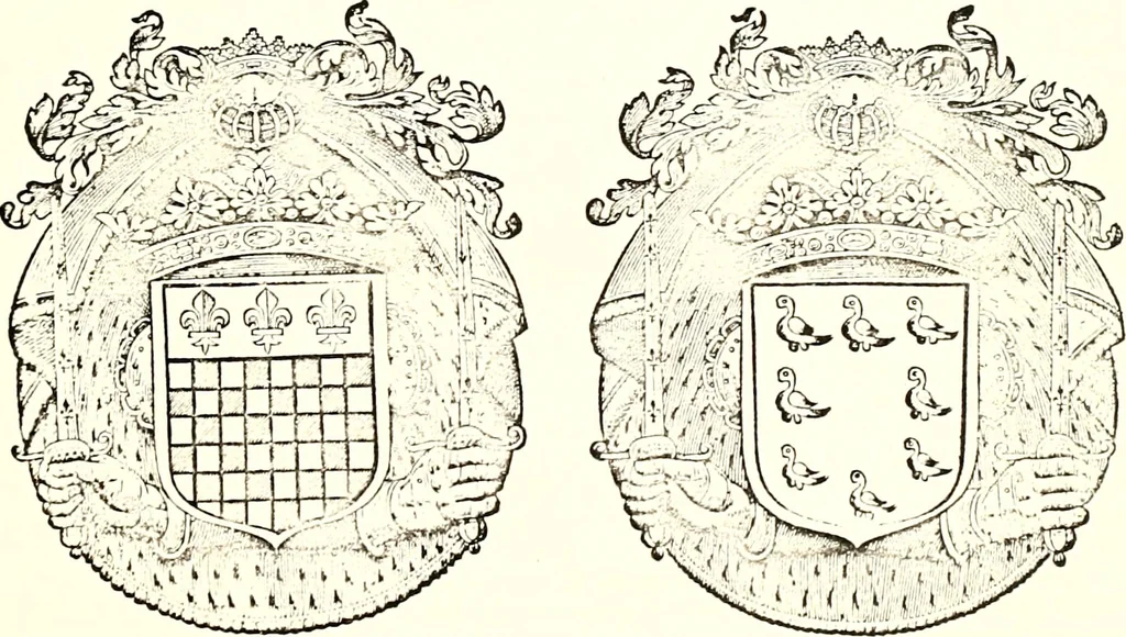 An illustration from Histoire des connestables: chanceliers et gardes des seavx [etc.] ... depuis leur origine:, 1658, leaf 94