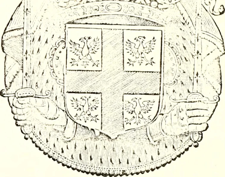 An illustration from Histoire des connestables: chanceliers et gardes des seavx [etc.] ... depuis leur origine:, 1658, leaf 98