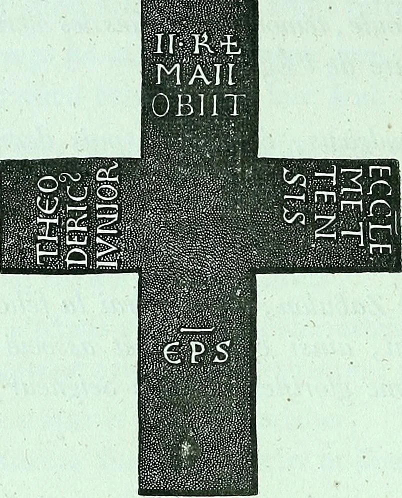 An illustration from Histoire & description pittoresque de la Cathedrale de Metz, des eglises adjacentes et collegiales, 1843, leaf 118