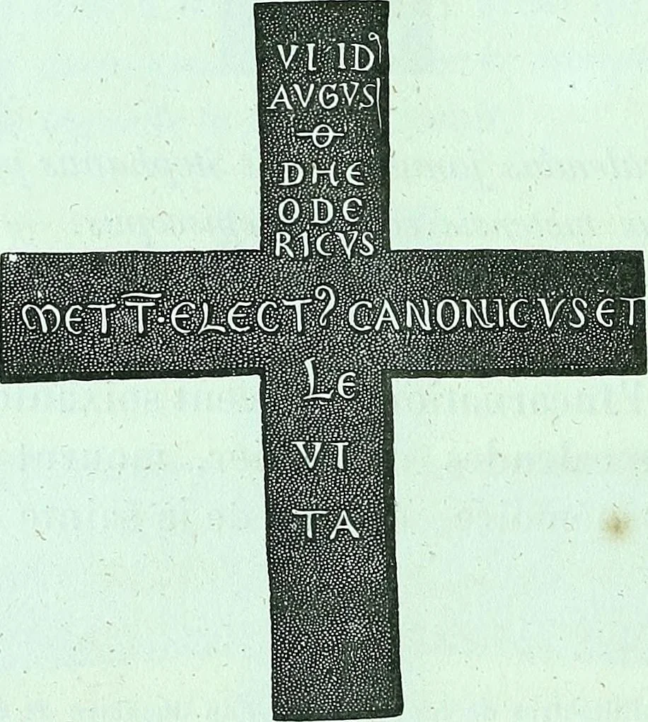 An illustration from Histoire & description pittoresque de la Cathedrale de Metz, des eglises adjacentes et collegiales, 1843, leaf 122