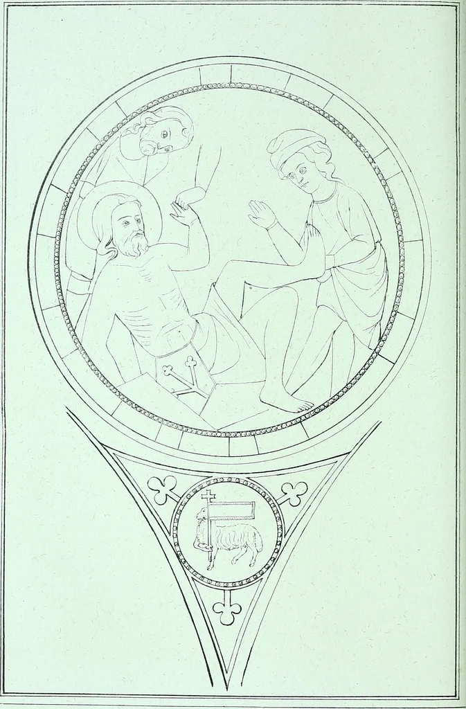 An illustration from Histoire & description pittoresque de la Cathedrale de Metz, des eglises adjacentes et collegiales, 1843, leaf 132