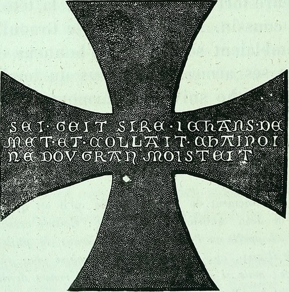 An illustration from Histoire & description pittoresque de la Cathedrale de Metz, des eglises adjacentes et collegiales, 1843, leaf 158