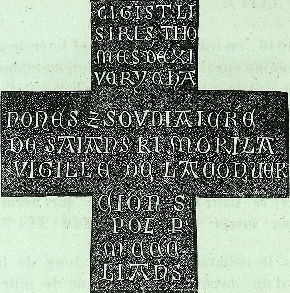 An illustration from Histoire & description pittoresque de la Cathedrale de Metz, des eglises adjacentes et collegiales, 1843, leaf 162