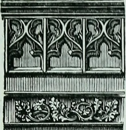 An illustration from Histoire & description pittoresque de la Cathedrale de Metz, des eglises adjacentes et collegiales, 1843, leaf 241