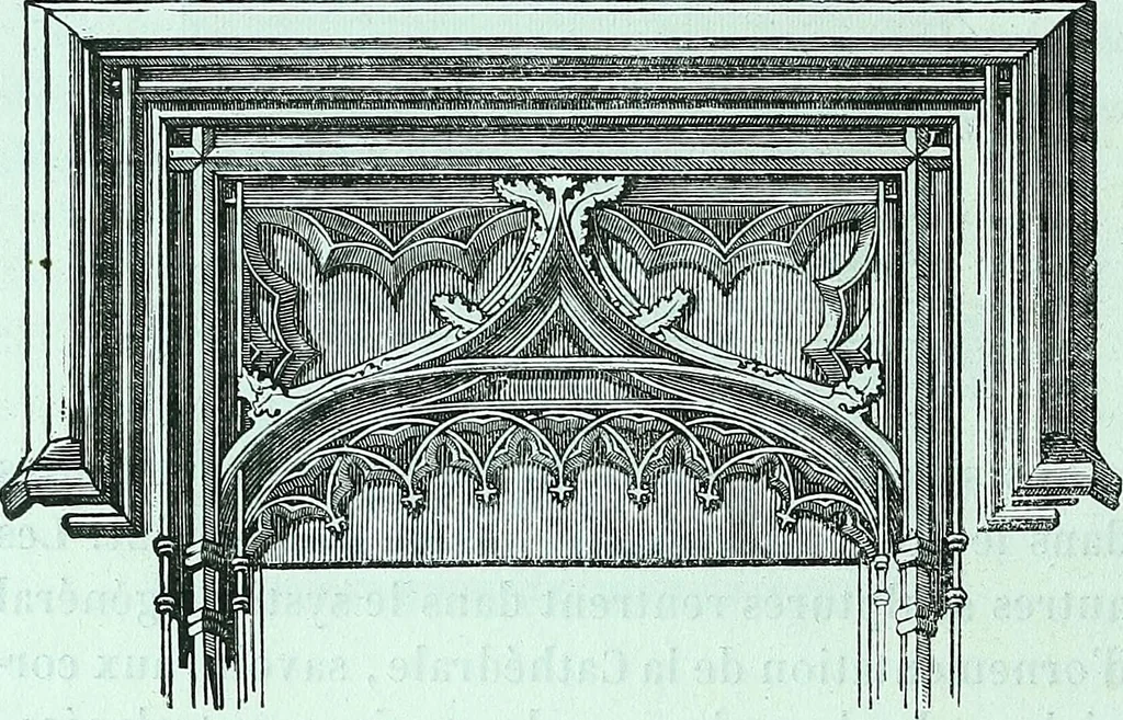 An illustration from Histoire & description pittoresque de la Cathedrale de Metz, des eglises adjacentes et collegiales, 1843, leaf 250
