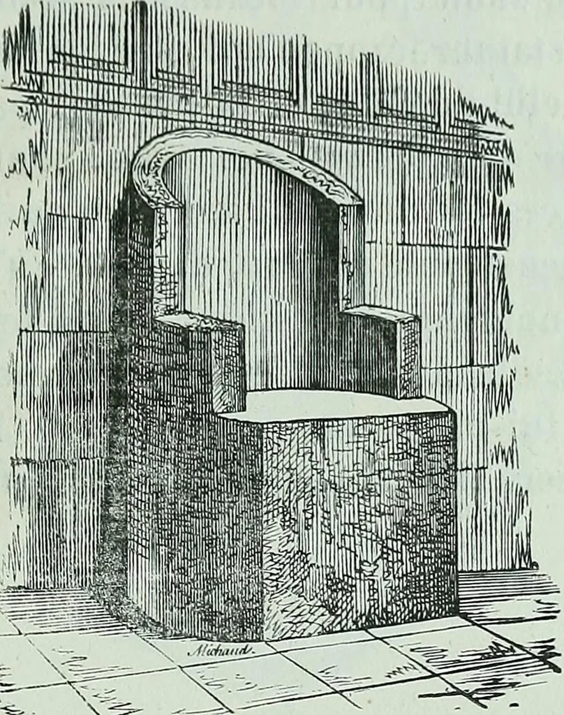 An illustration from Histoire & description pittoresque de la Cathedrale de Metz, des eglises adjacentes et collegiales, 1843, leaf 35