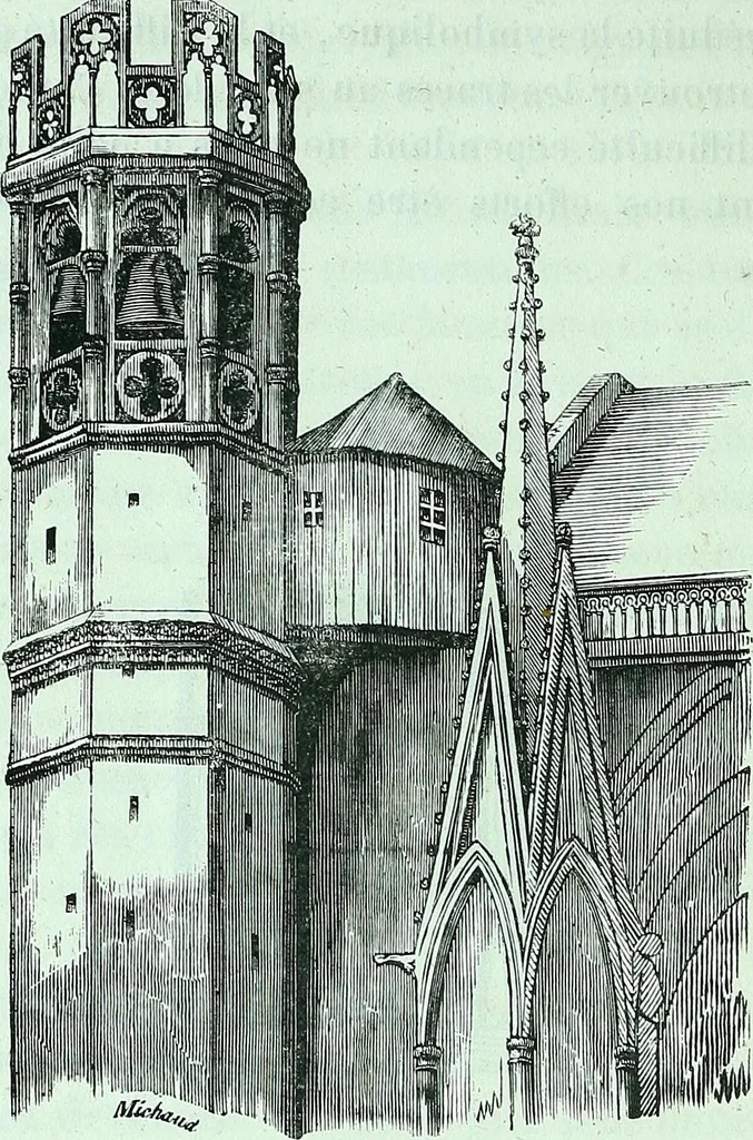 An illustration from Histoire & description pittoresque de la Cathedrale de Metz, des eglises adjacentes et collegiales, 1843, leaf 70