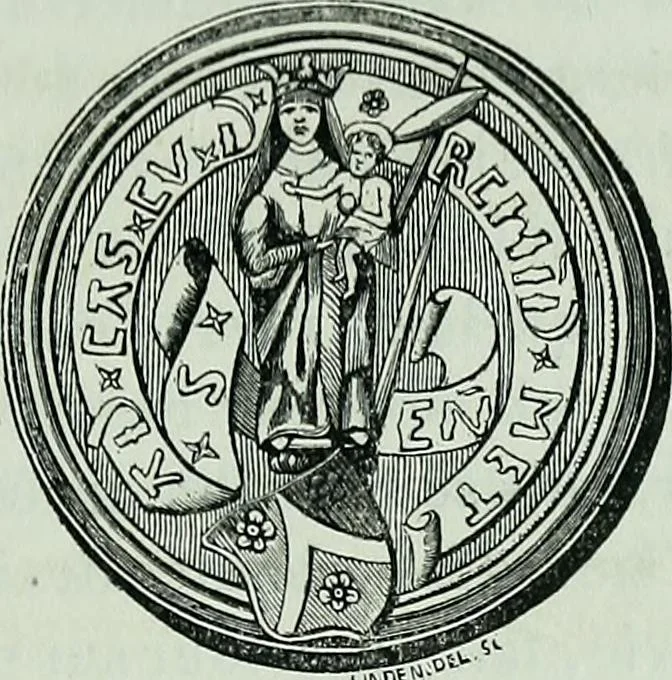 An illustration from Histoire & description pittoresque de la Cathedrale de Metz, des eglises adjacentes et collegiales, 1843, leaf 347
