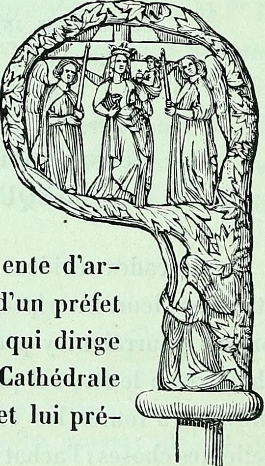 An illustration from Histoire & description pittoresque de la Cathedrale de Metz, des eglises adjacentes et collegiales, 1843, leaf 452