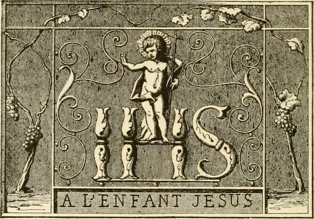 An illustration from Histoire des enseignes de Paris. Revue et publiée par le Bibliophile Jacob [pseud.] avec un appendice par J. Cousin.., 1884, leaf 107