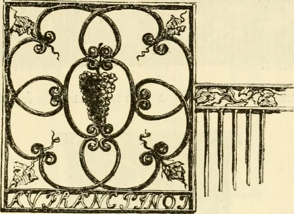 An illustration from Histoire des enseignes de Paris. Revue et publiée par le Bibliophile Jacob [pseud.] avec un appendice par J. Cousin.., 1884, leaf 108