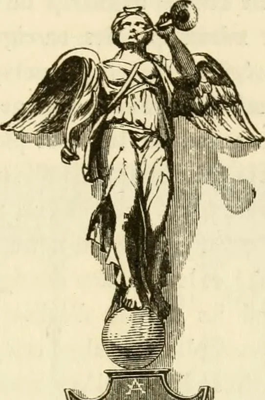An illustration from Histoire des enseignes de Paris. Revue et publiée par le Bibliophile Jacob [pseud.] avec un appendice par J. Cousin.., 1884, leaf 112
