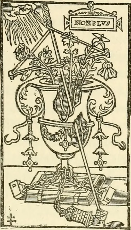 An illustration from Histoire des enseignes de Paris. Revue et publiée par le Bibliophile Jacob [pseud.] avec un appendice par J. Cousin.., 1884, leaf 196