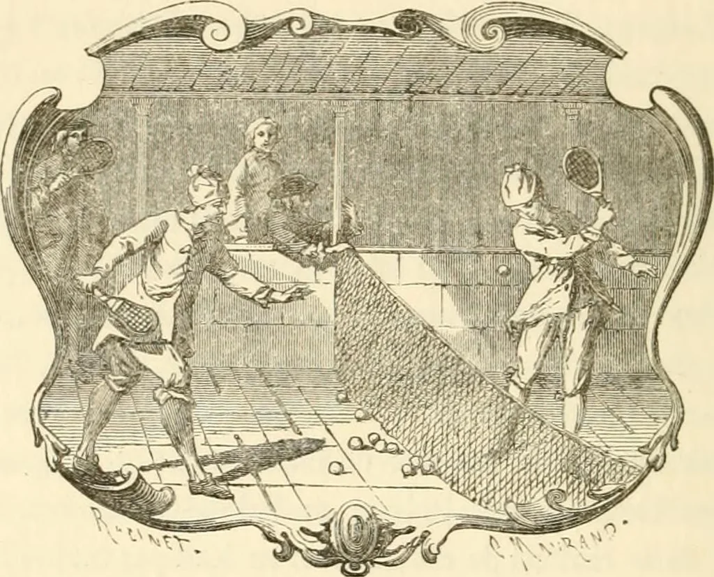 An illustration from Histoire des enseignes de Paris. Revue et publiée par le Bibliophile Jacob [pseud.] avec un appendice par J. Cousin.., 1884, leaf 207