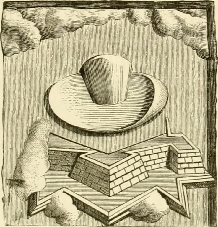 An illustration from Histoire des enseignes de Paris. Revue et publiée par le Bibliophile Jacob [pseud.] avec un appendice par J. Cousin.., 1884, leaf 242