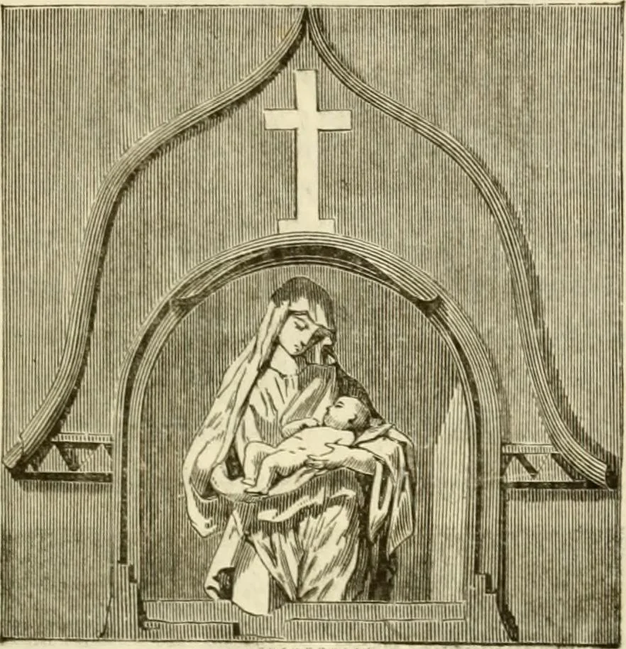 An illustration from Histoire des enseignes de Paris. Revue et publiée par le Bibliophile Jacob [pseud.] avec un appendice par J. Cousin.., 1884, leaf 252