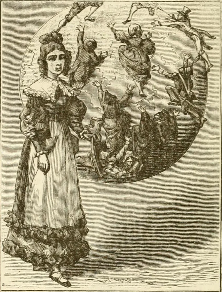 An illustration from Histoire des enseignes de Paris. Revue et publiée par le Bibliophile Jacob [pseud.] avec un appendice par J. Cousin.., 1884, leaf 311