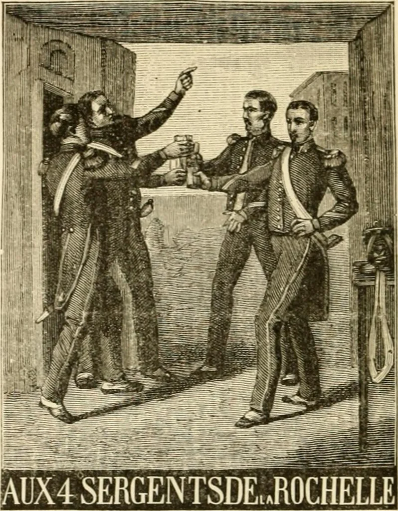 An illustration from Histoire des enseignes de Paris. Revue et publiée par le Bibliophile Jacob [pseud.] avec un appendice par J. Cousin.., 1884, leaf 365