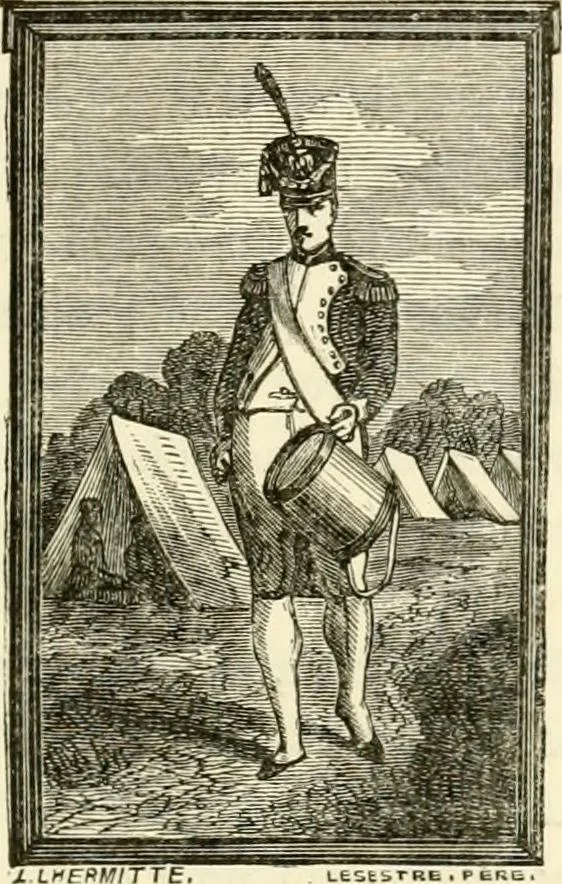 An illustration from Histoire des enseignes de Paris. Revue et publiée par le Bibliophile Jacob [pseud.] avec un appendice par J. Cousin.., 1884, leaf 376