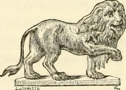 An illustration from Histoire des enseignes de Paris. Revue et publiée par le Bibliophile Jacob [pseud.] avec un appendice par J. Cousin.., 1884, leaf 379