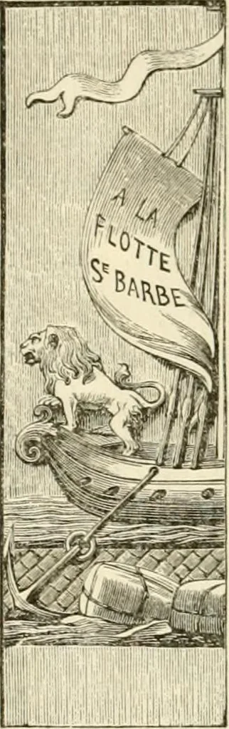 An illustration from Histoire des enseignes de Paris. Revue et publiée par le Bibliophile Jacob [pseud.] avec un appendice par J. Cousin.., 1884, leaf 381