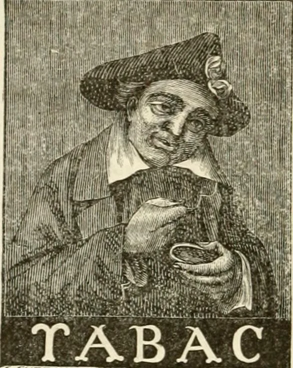 An illustration from Histoire des enseignes de Paris. Revue et publiée par le Bibliophile Jacob [pseud.] avec un appendice par J. Cousin.., 1884, leaf 383