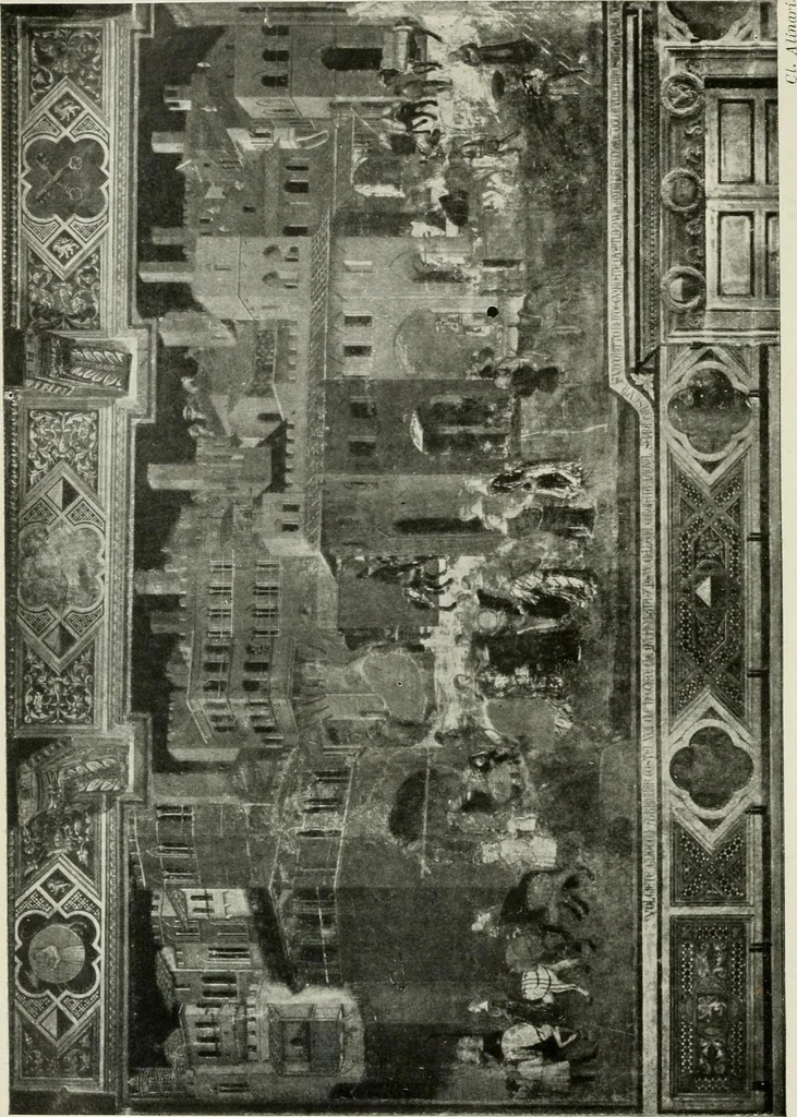 An illustration from Histoire de Sienne, 1914, leaf 130
