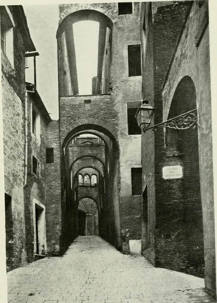 An illustration from Histoire de Sienne, 1914, leaf 135