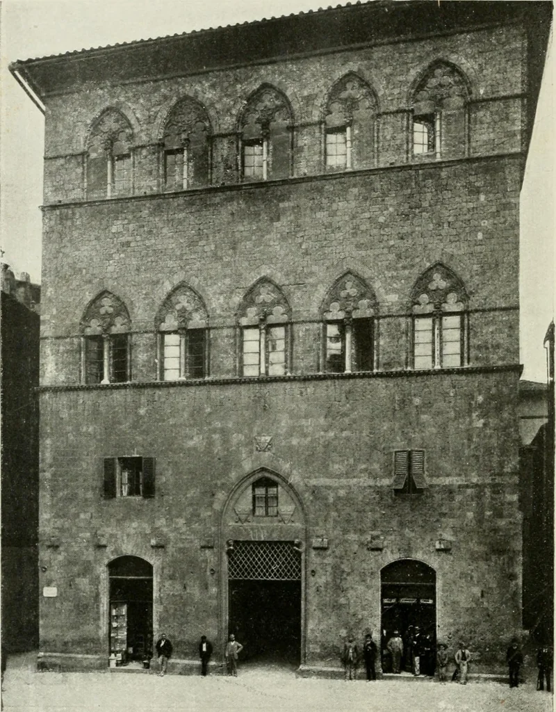 An illustration from Histoire de Sienne, 1914, leaf 160