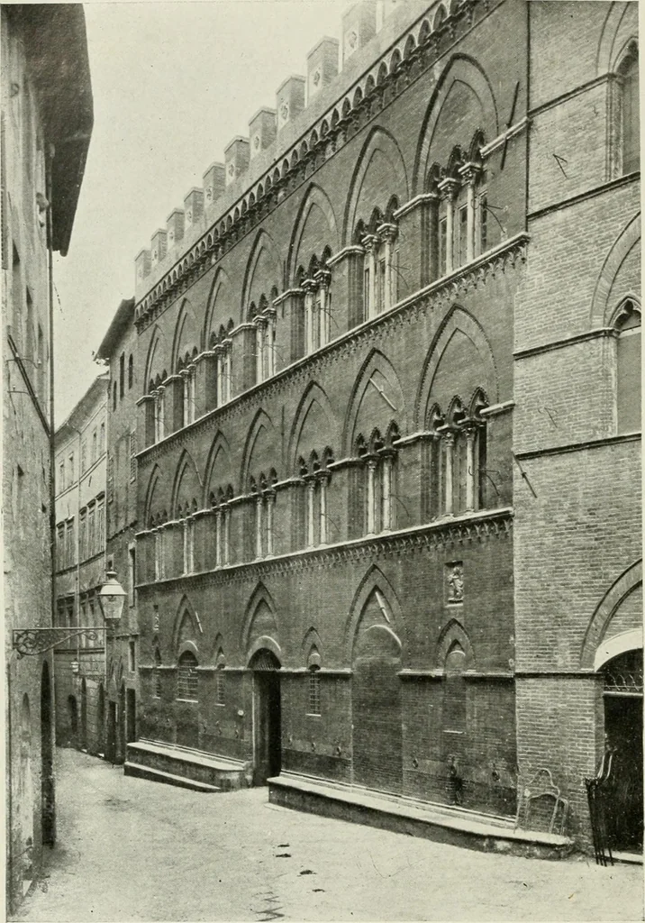 An illustration from Histoire de Sienne, 1914, leaf 166