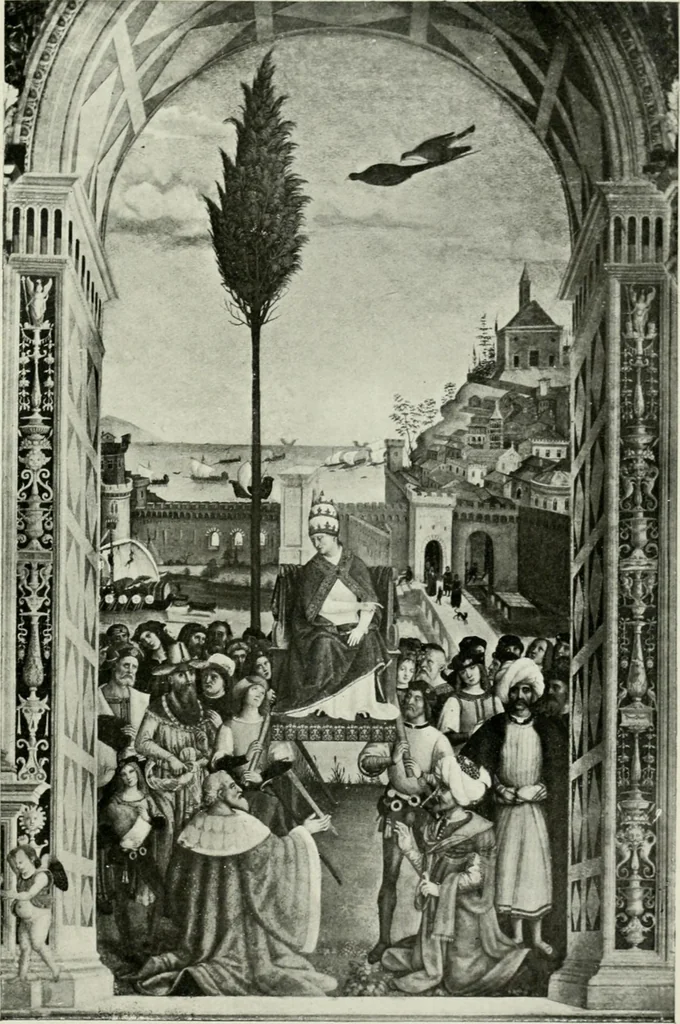 An illustration from Histoire de Sienne, 1914, leaf 217
