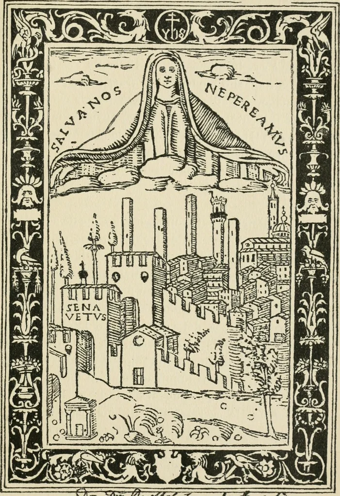 An illustration from Histoire de Sienne, 1914, leaf 237