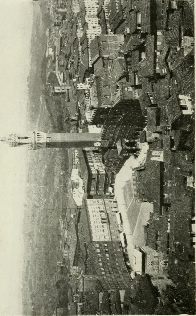 An illustration from Histoire de Sienne, 1914, leaf 8