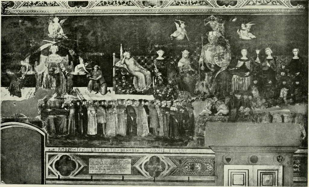 An illustration from Histoire de Sienne, 1914, leaf 147