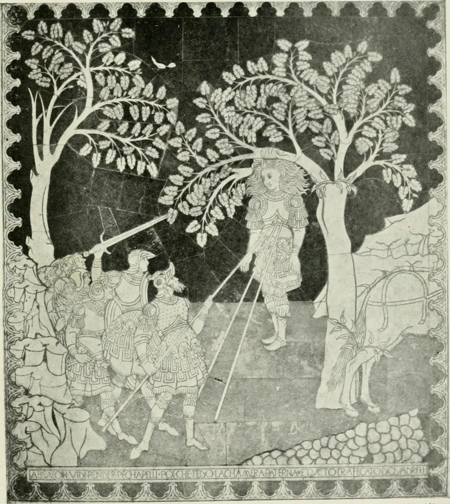 An illustration from Histoire de Sienne, 1914, leaf 221