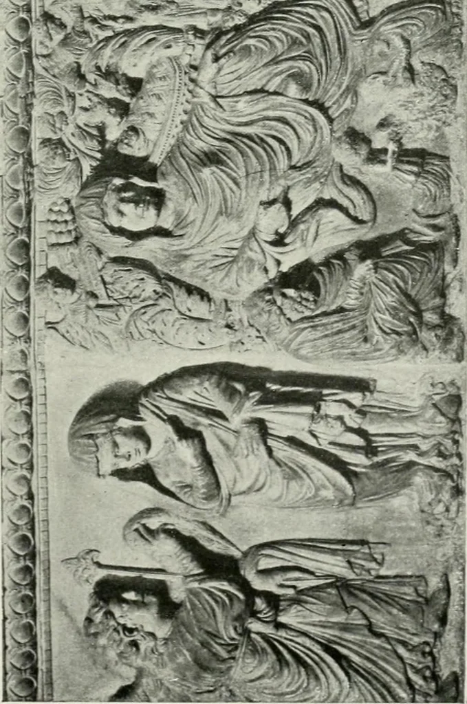 An illustration from Histoire de Sienne, 1914, leaf 51