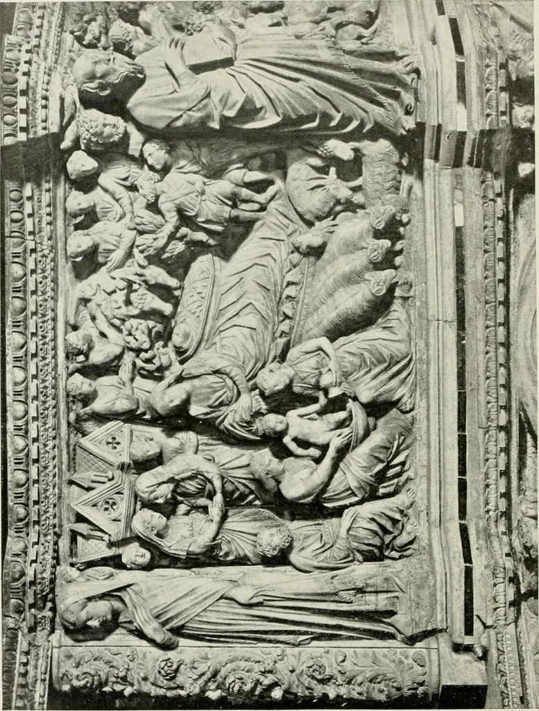 An illustration from Histoire de Sienne, 1914, leaf 52
