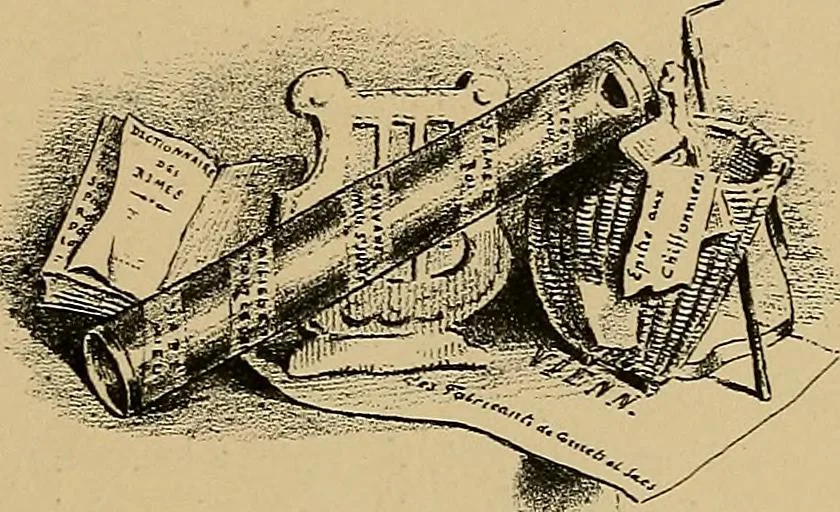 An illustration from Histoire des jouets : ouvrage contenant 250 illustrations dans le texte et 100 gravures hors texte dont 50 planches coloriées à l'aquarelle, 1902, leaf 117