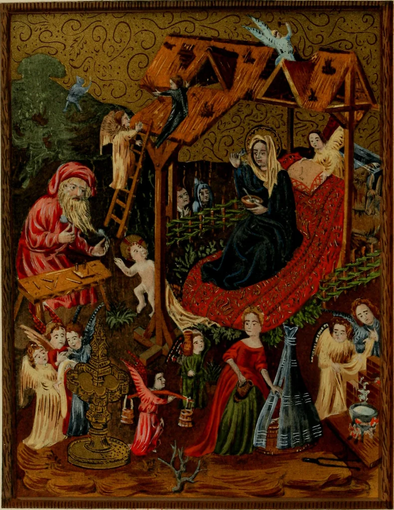 An illustration from Histoire des jouets : ouvrage contenant 250 illustrations dans le texte et 100 gravures hors texte dont 50 planches coloriées à l'aquarelle, 1902, leaf 14