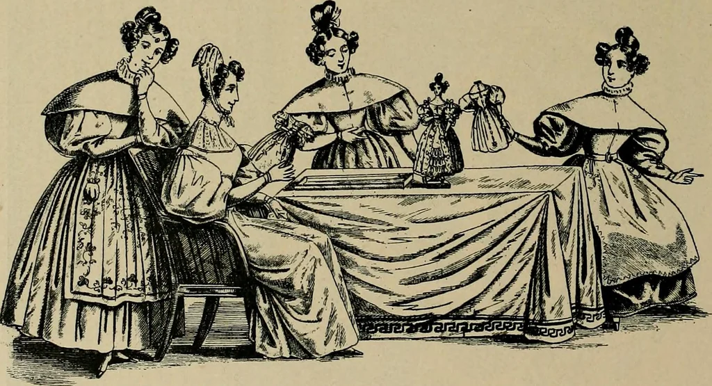 An illustration from Histoire des jouets : ouvrage contenant 250 illustrations dans le texte et 100 gravures hors texte dont 50 planches coloriées à l'aquarelle, 1902, leaf 158