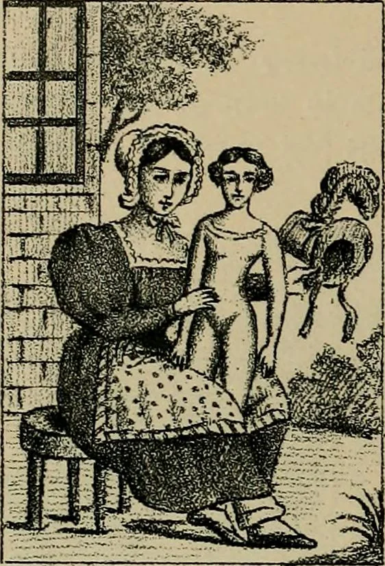 An illustration from Histoire des jouets : ouvrage contenant 250 illustrations dans le texte et 100 gravures hors texte dont 50 planches coloriées à l'aquarelle, 1902, leaf 176