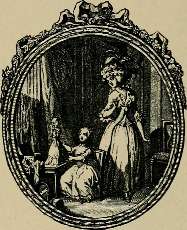 An illustration from Histoire des jouets : ouvrage contenant 250 illustrations dans le texte et 100 gravures hors texte dont 50 planches coloriées à l'aquarelle, 1902, leaf 206
