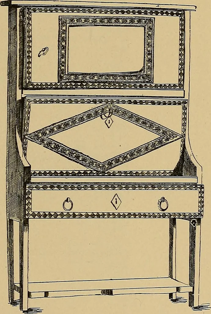 An illustration from Histoire des jouets : ouvrage contenant 250 illustrations dans le texte et 100 gravures hors texte dont 50 planches coloriées à l'aquarelle, 1902, leaf 211