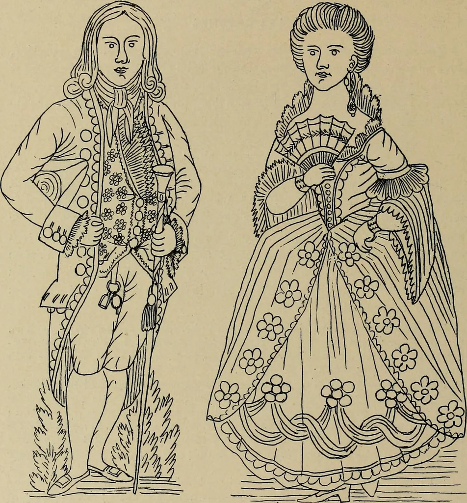 An illustration from Histoire des jouets : ouvrage contenant 250 illustrations dans le texte et 100 gravures hors texte dont 50 planches coloriées à l'aquarelle, 1902, leaf 216