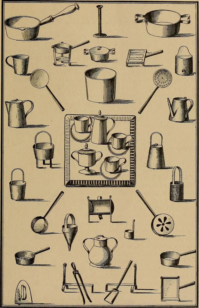 An illustration from Histoire des jouets : ouvrage contenant 250 illustrations dans le texte et 100 gravures hors texte dont 50 planches coloriées à l'aquarelle, 1902, leaf 227