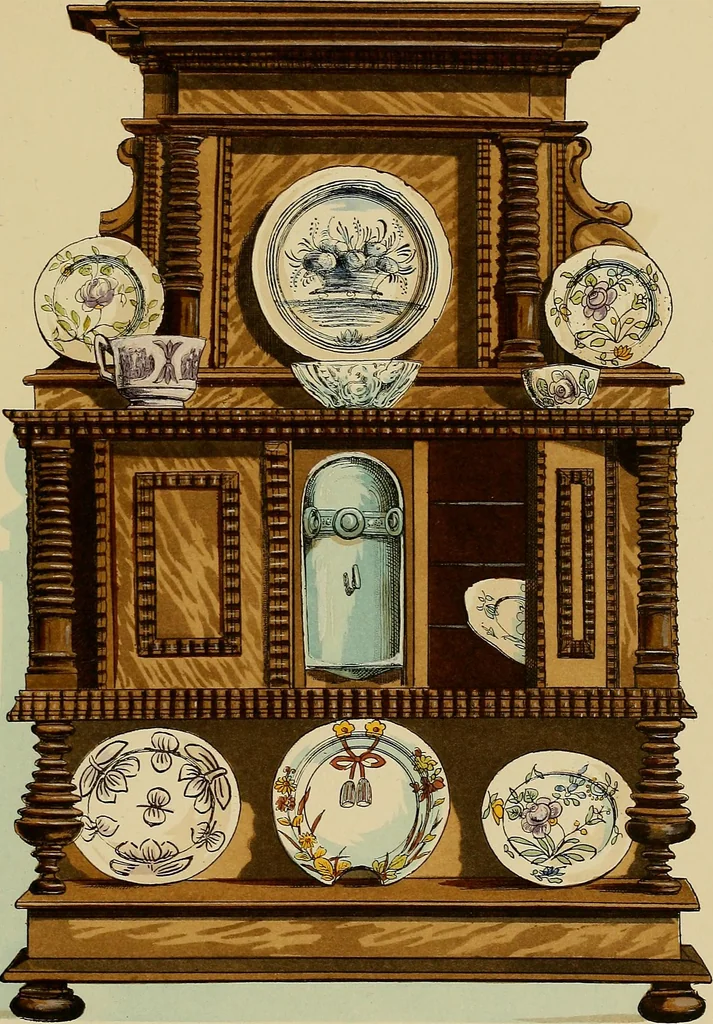 An illustration from Histoire des jouets : ouvrage contenant 250 illustrations dans le texte et 100 gravures hors texte dont 50 planches coloriées à l'aquarelle, 1902, leaf 233