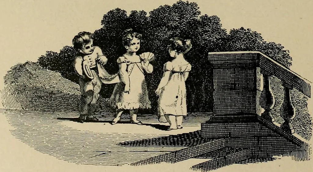 An illustration from Histoire des jouets : ouvrage contenant 250 illustrations dans le texte et 100 gravures hors texte dont 50 planches coloriées à l'aquarelle, 1902, leaf 236